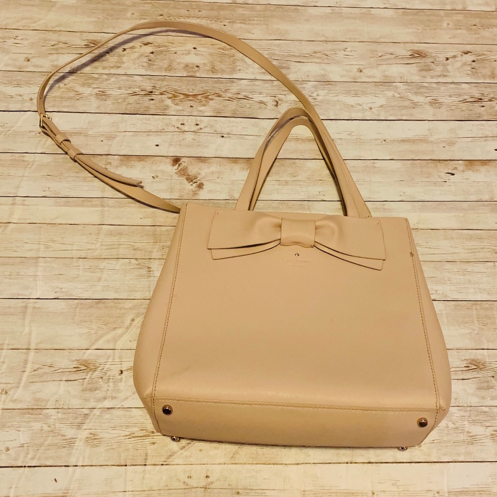 Kate Spade Tan Bow Purse